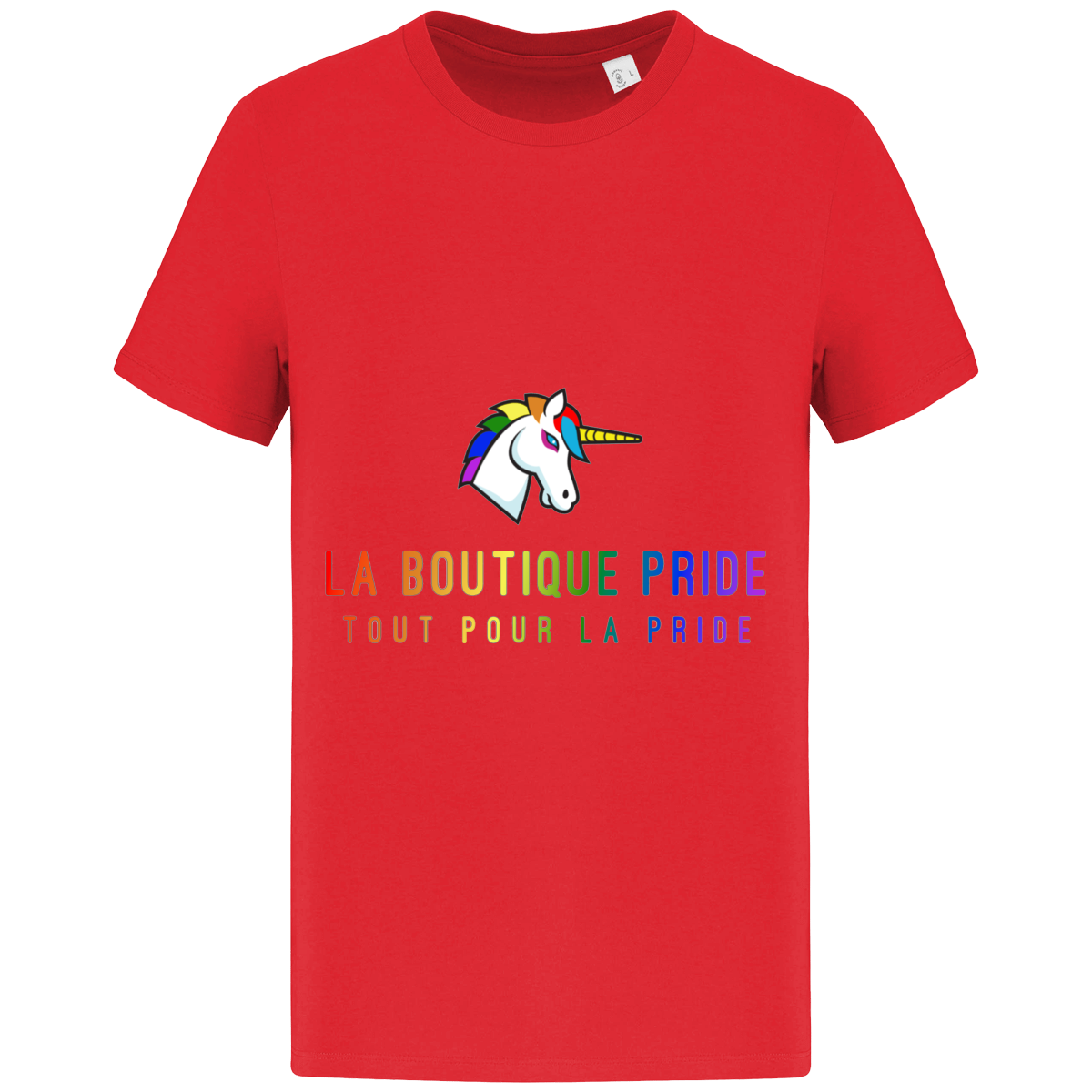 T-shirt manches courtes logo 'la boutique pride'